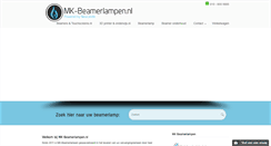 Desktop Screenshot of mk-beamerlampen.nl
